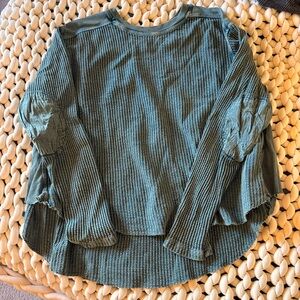 Free people one Blake thermal oversized top